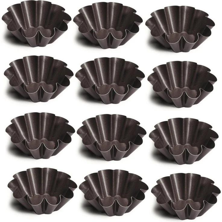 Schneider GmbH Backform 12 x Kuchenform Brotbackform BRIOCHE Non-Stick Antihaft – Bild 1