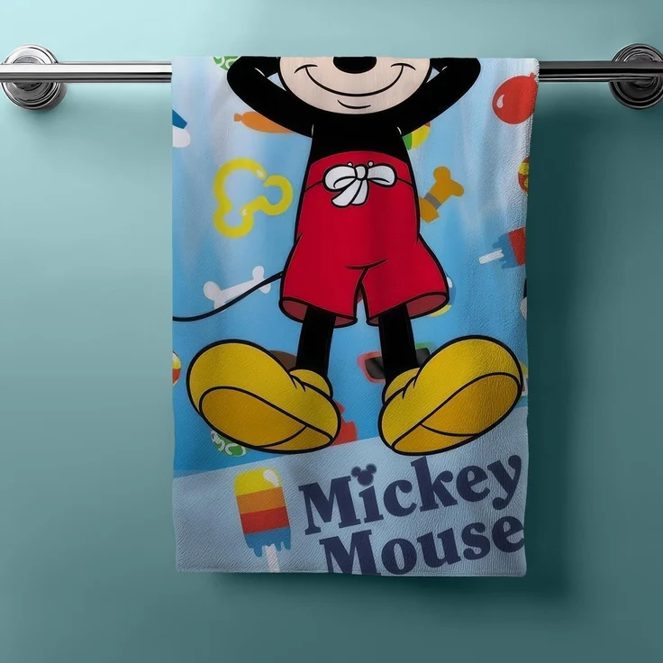 Disney 'Mickey Mouse' Badetuch, Baumwolle, 70x140 cm – Bild 4