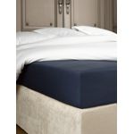 Spannbettlaken Bumblebee160x200 cm h40 Baumwolle navy