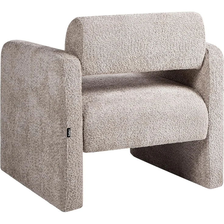 Sessel HALLSBERG Bouclé Taupe – Bild 7
