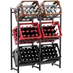 CLP Getränkekistenständer Lennert,schwarz X-Large