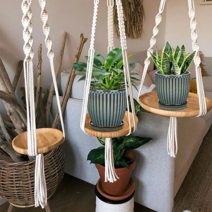 Übertopf 2er Set Keramik Drainageloch Untersetzer 15cm 13cm Navy – Bild 5