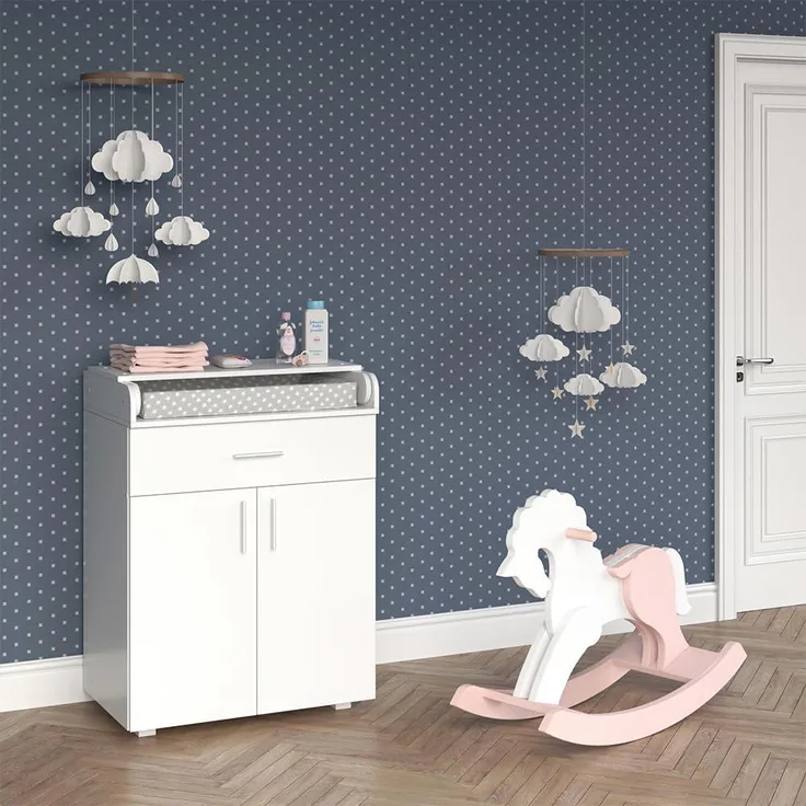 Wickelkommode Lena Weiß 75 x 100 cm Vicco