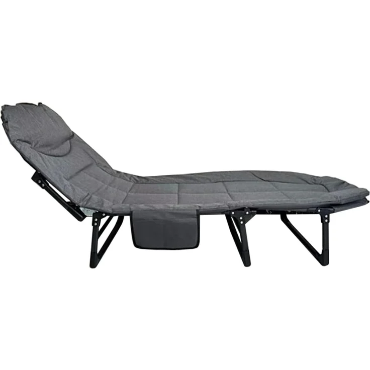 HTI-Living Gästebett Klappbett Irmchen (Stück, 1-St, 1 Klappbett) Gästebett Campingliege verstellbares Kopfteil – Bild 4