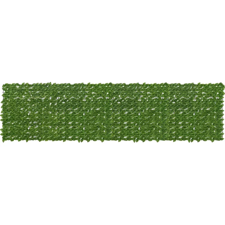 vidaXL Balkonsichtschutz mit Blättern Grün und Gelb 400 x 100 cm 42040644 – Bild 1