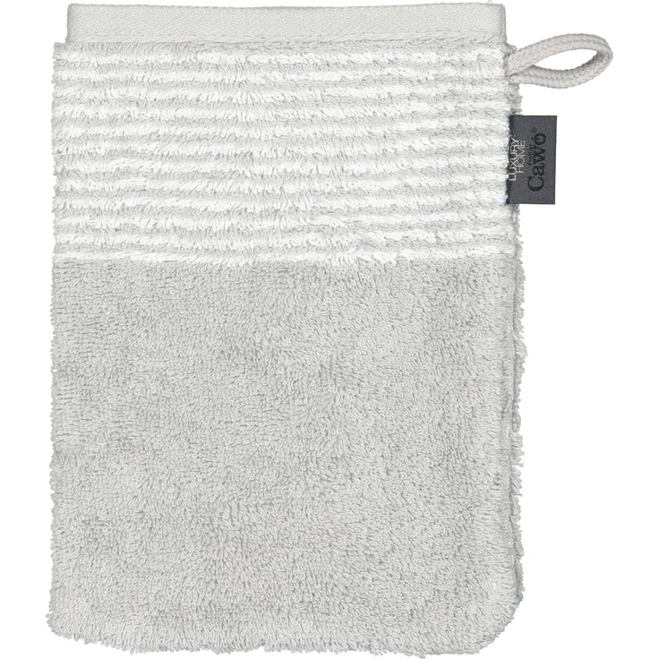 Cawö Waschhandschuh, 590, 16 x 22 cm platin – Bild 2