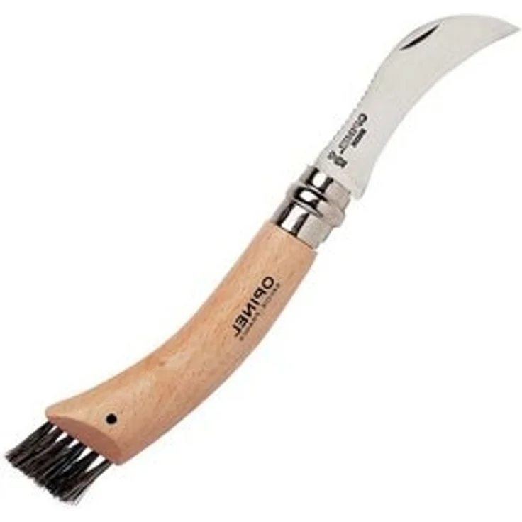 Opinel Pilzmesser No. 08 Klappmesser mit Bürste – Bild 4