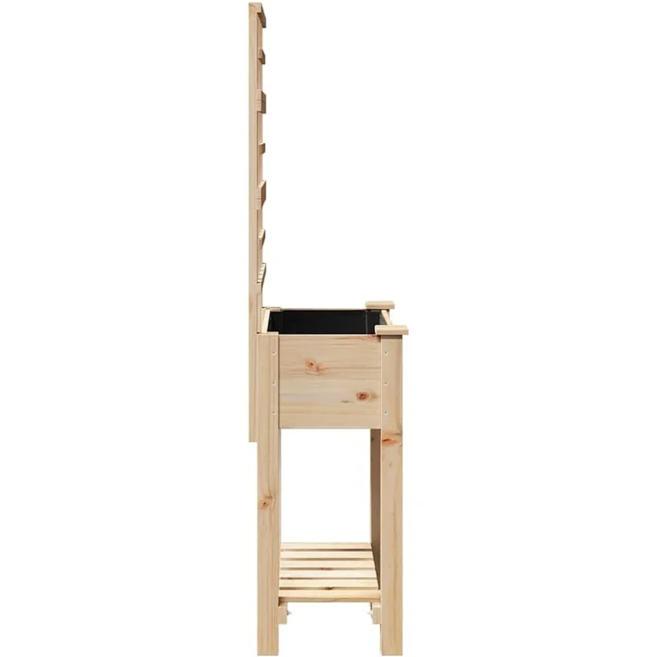 vidaXL Garten-Pflanzgefäß Beige 71 x 38 x 152 cm Massivholz aus Fichte 42006570 – Bild 5