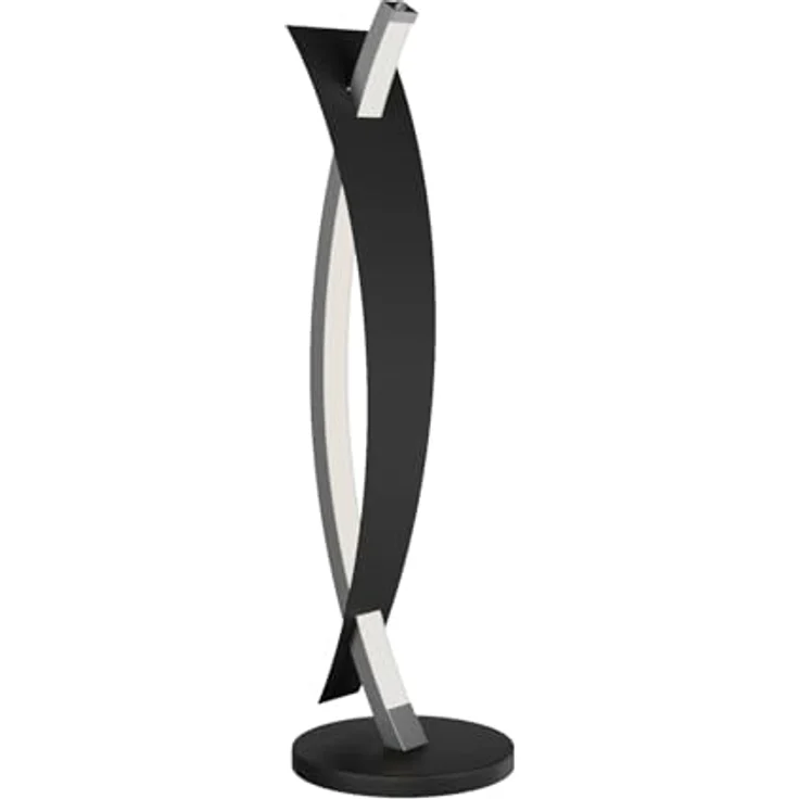 Lucande LED-Tischleuchte Marija, dimmbar, schwarz, 62 cm, organisches Design – Bild 7