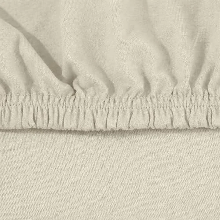 Traumschloss Spannbettlaken Comfort, Jersey, Kiesel, 90-100x200, 100% Baumwolle – Bild 4