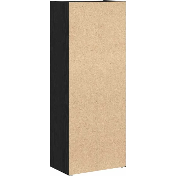 vidaXL Bücherregal Schwarz Eichen-Optik 40x24x102 cm Holzwerkstoff 860374 – Bild 7