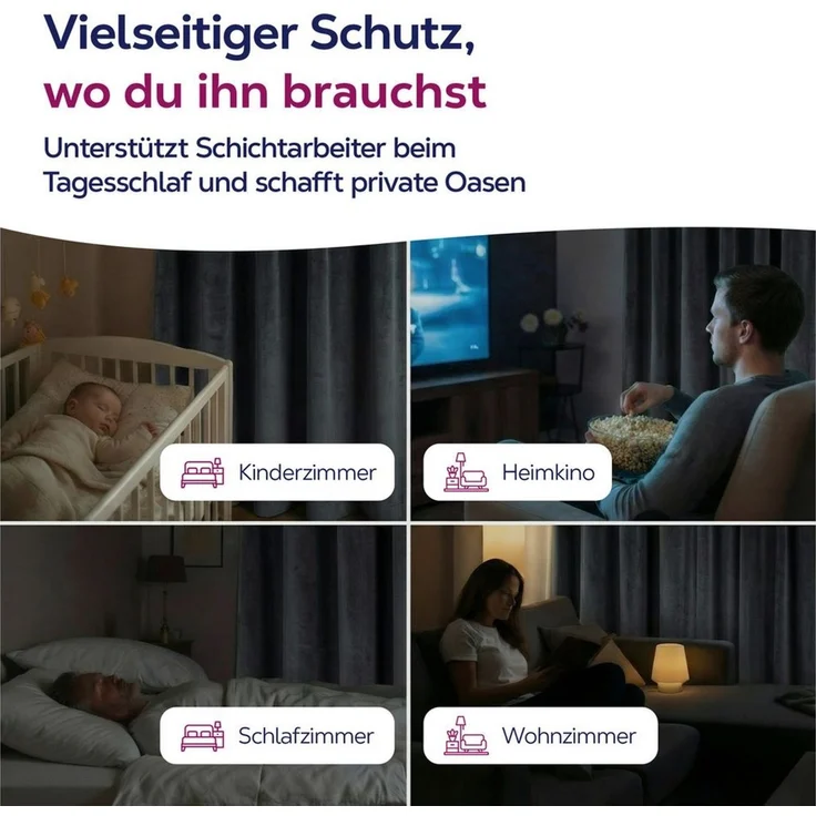 Beautex Verdunkelungsvorhang Samt Vorhang Kräuselband U-Band Gardine Velvet abdunkelnd (1 St), Hakenaufhängung, abdunkelnd, Weicher Samtstoff, lichtmindernd, pflegeleicht, blickdicht – Bild 4