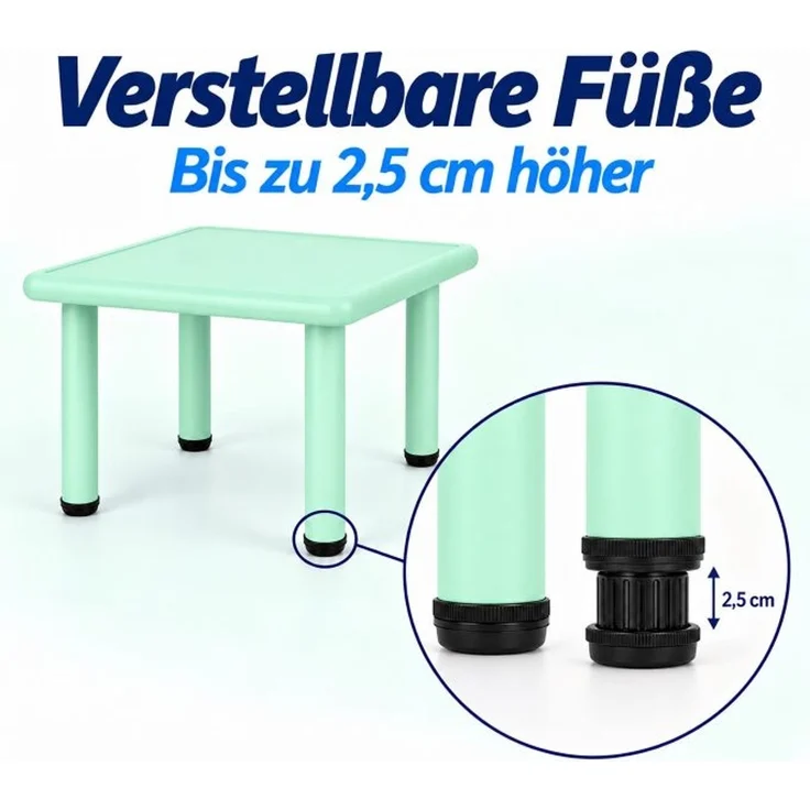 Relaxdays Kindertisch Indoor & Outdoor – Bild 6