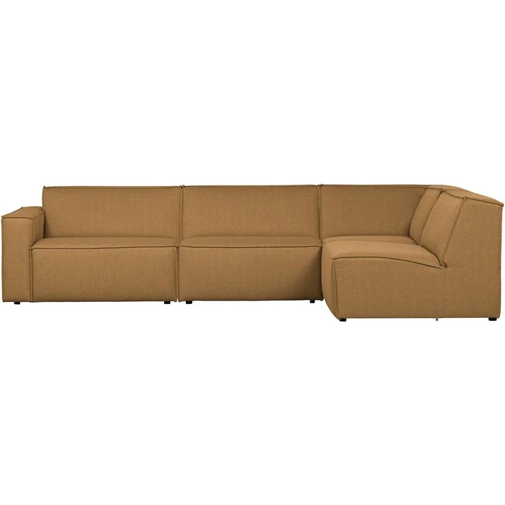 Ecksofa - Silvijn - Recamiere rechts - Gelb – Bild 1