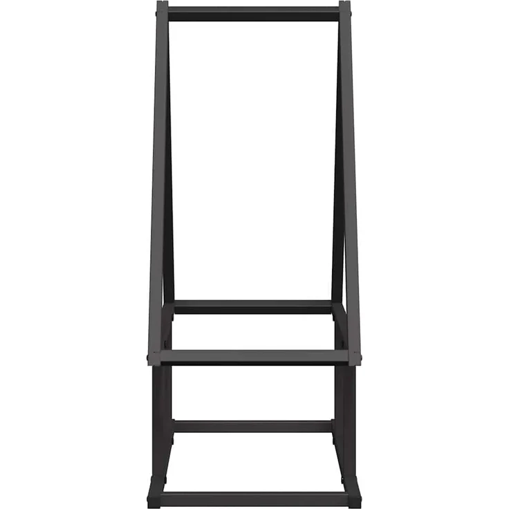 vidaXL Brennholzregal Schwarz 50x25x60 cm Kaltgewalzter Stahl 864311 – Bild 5