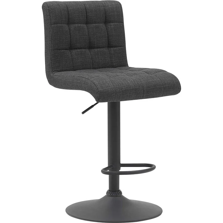 2er Set Barhocker Erika - Anthrazit – Bild 2