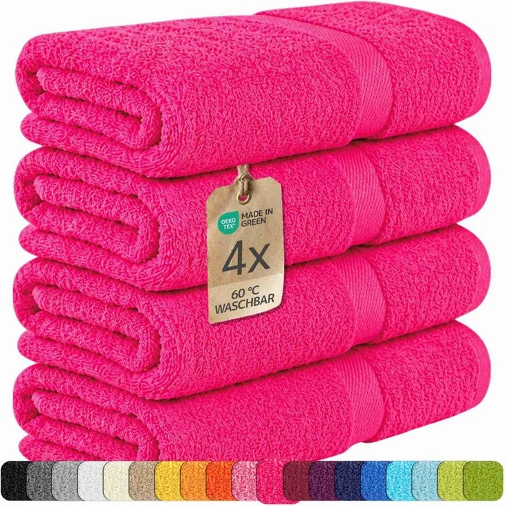 etérea Himmlische Qualität Handtücher etérea 10er Pack Handtücher Carli Handtuch Bulkset, Baumwolle (Packung, 4-St) – Bild 1