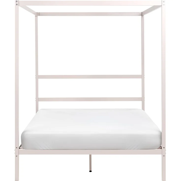 Himmelbett Metall LESTARDS 140 x 200 cm Hellbeige – Bild 5