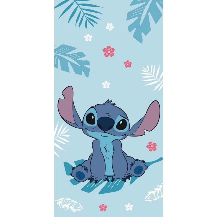 Lilo & Stitch Badehandtuch Strandtuch 70x140 cm aus Baumwolle – saugfähig & weich – Bild 3