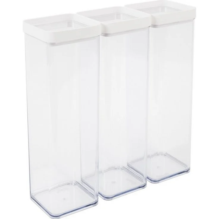 ROTHO Vorratsdose, Kunststoff, (Vorratsdosenset, 3er-Set) – Bild 4