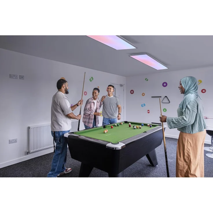 OSRAM SMART + WIFI PLANON MAGIC LED Panelleuchte, weiß, 36W, 3600lm, Weißlichtfunktion, dimmbar, dynamischer Magic-RGB Lichteffekt, lange Lebensdauer, App-steuerbar, einfache Montage, 2700-6500K – Bild 7