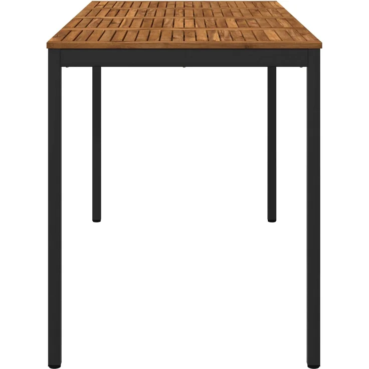vidaXL Gartenbar-Tisch NAARDEN Natürlich und Schwarz 901352 – Bild 4