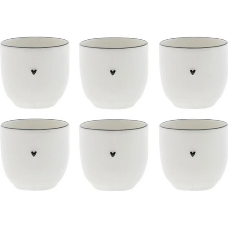 Bastion Collections Tasse Schwarzes Herz, Spülmaschinengeeignet – Bild 3