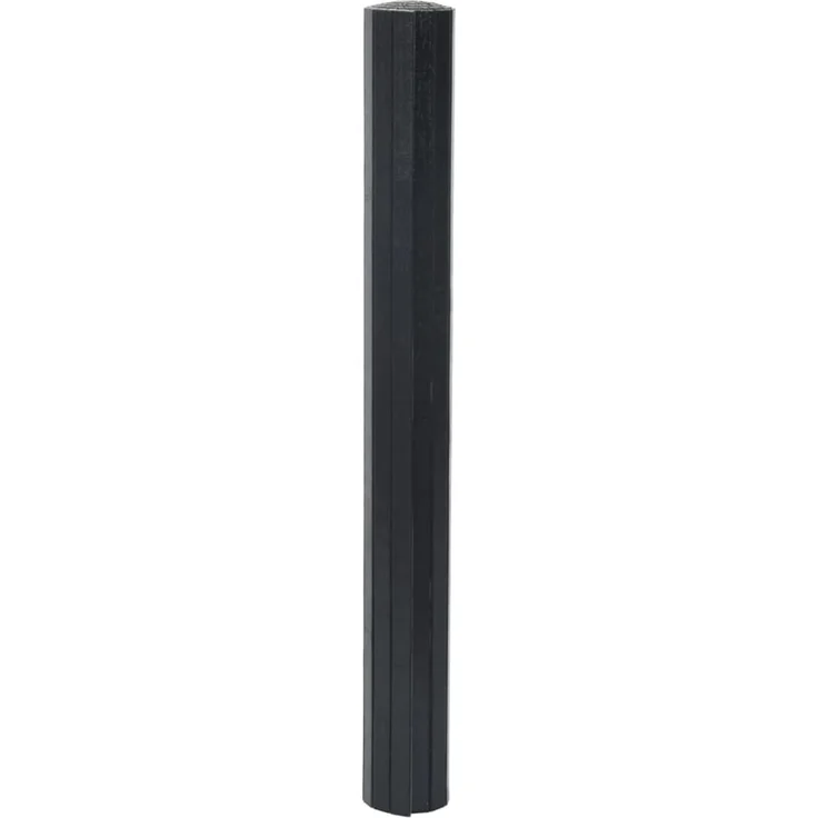 vidaXL Teppich Rechteckig Schwarz 70x200 cm Bambus 376744 – Bild 3