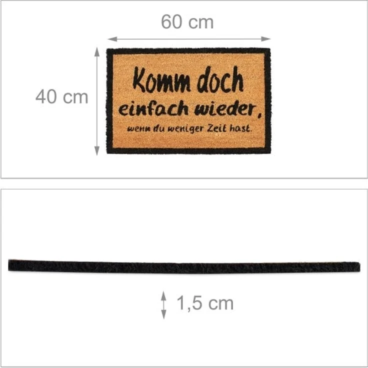 Fußmatte Kokos KOMM WIEDER 10023843 – Bild 4