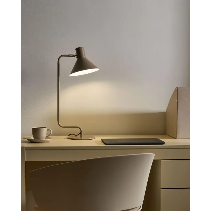 Schreibtischlampe RIMAVA Metall Beige – Bild 3