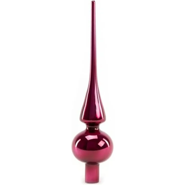 TrendLine uni Spitze 26 cm glanz magnolienrosa Weihnachtskugeln Weihnachten Xmas – Bild 1