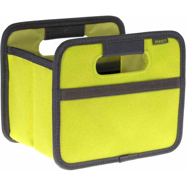 Meori Aufbewahrungsbox Klappbox Ordnungssystem Faltbox Mini 1,8 l Kiwi grün Uni