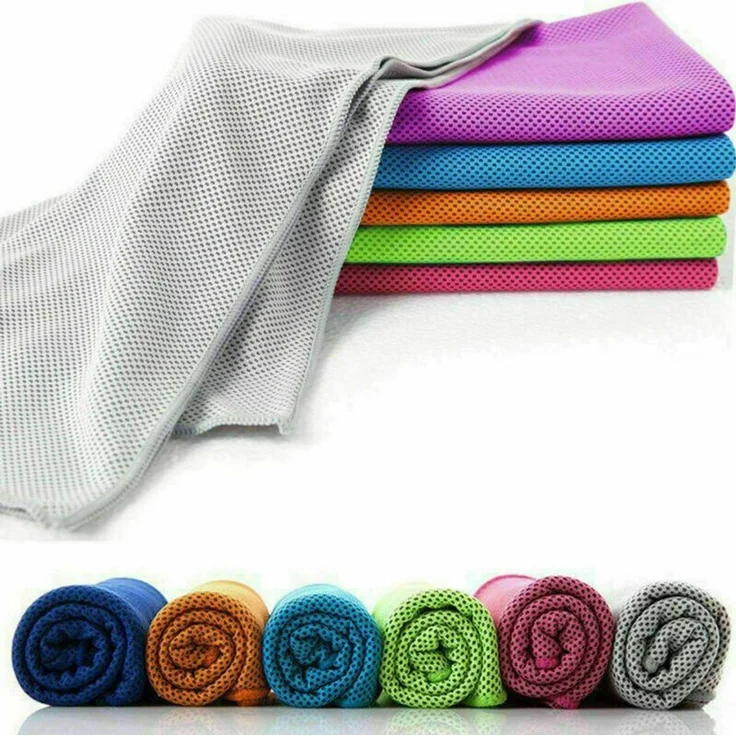 FELIXLEO Sporthandtuch Kühlendes Handtuch 12er Set Kühltücher Sport Cooling Towel für Yoga, (24-St) – Bild 2