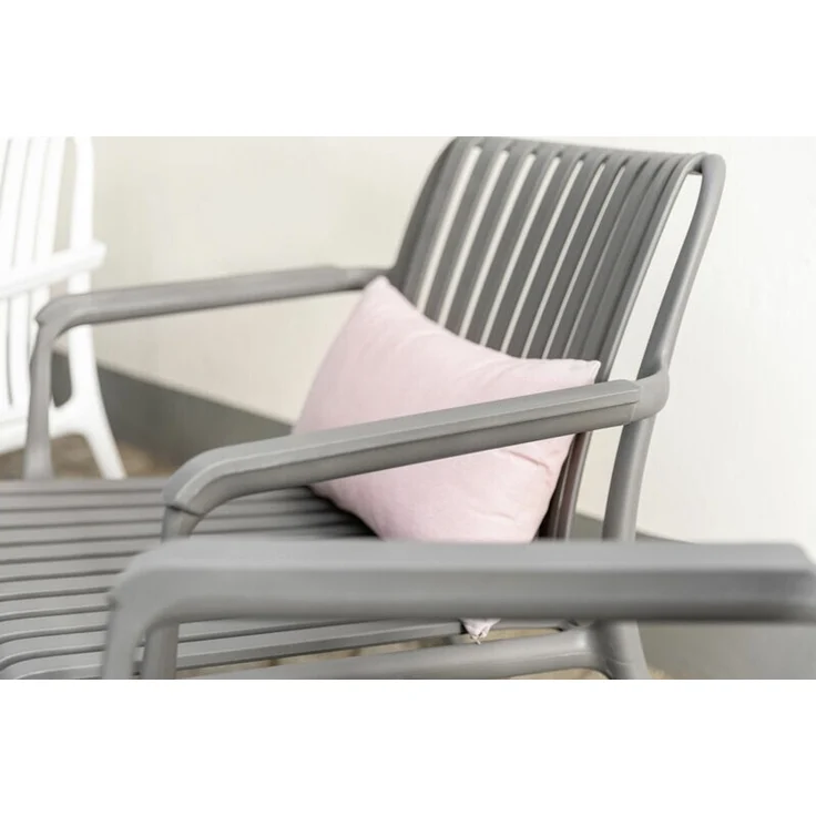 Kettler LAGO Lounge Gartensessel Grau wetterfest stapelbar – Bild 4