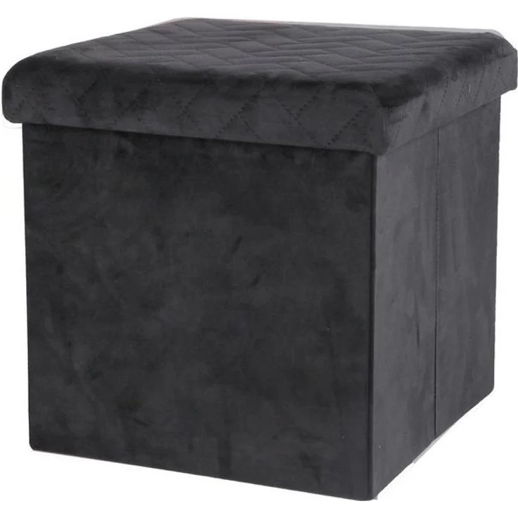 Urban Living Sitzhocker Ottomane faltbar Sitzwürfel Aufbewahrungsbox, hoher Sitzkomfort, Hocker mit Stauraumfach – Bild 2