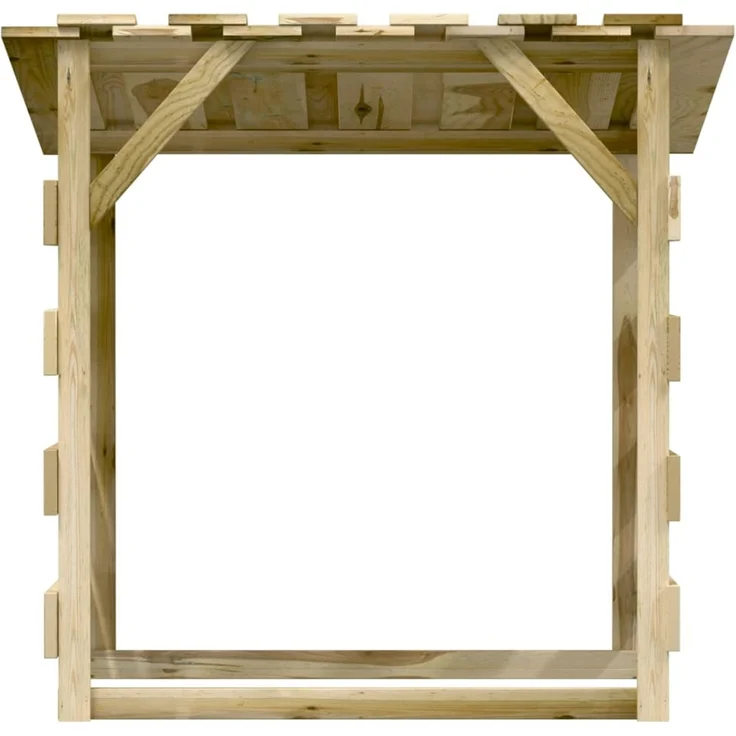 vidaXL Pergola mit Dach 100x90x100 cm Imprägniertes Kiefernholz 318379 – Bild 3