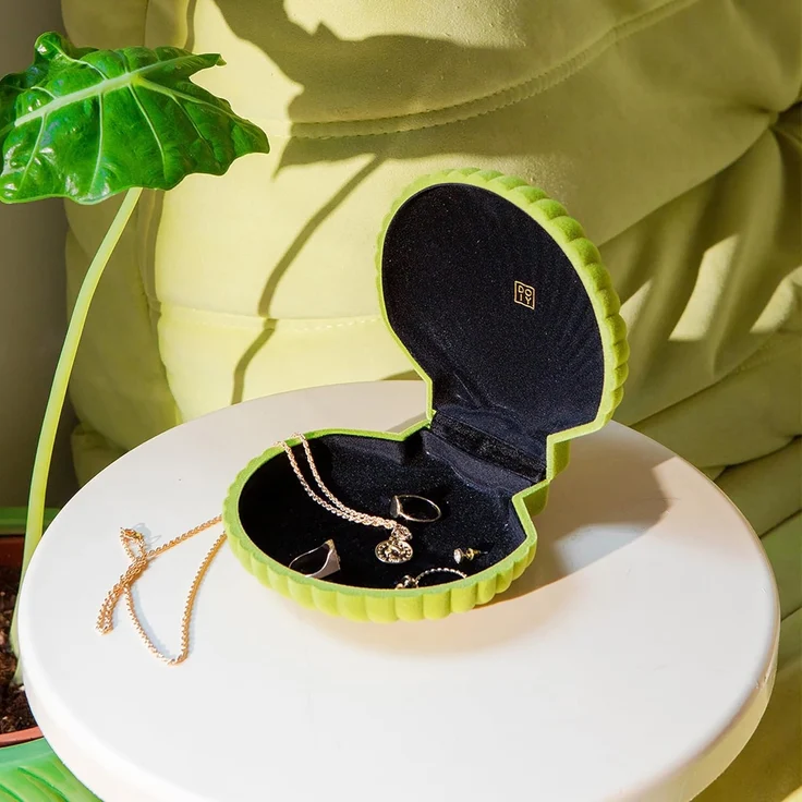 Doiy Schmuckaufbewahrung Muschel Venus Light Green – Bild 6