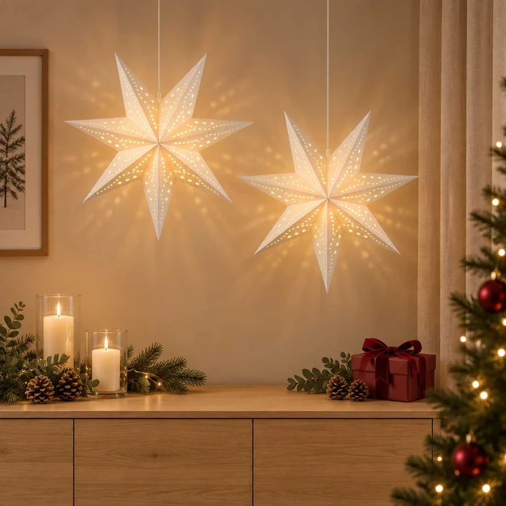 vidaXL Weihnachtsbeleuchtung RAAHE 2 stk. 10 LEDs Warmes Weiß 42056666 – Bild 3