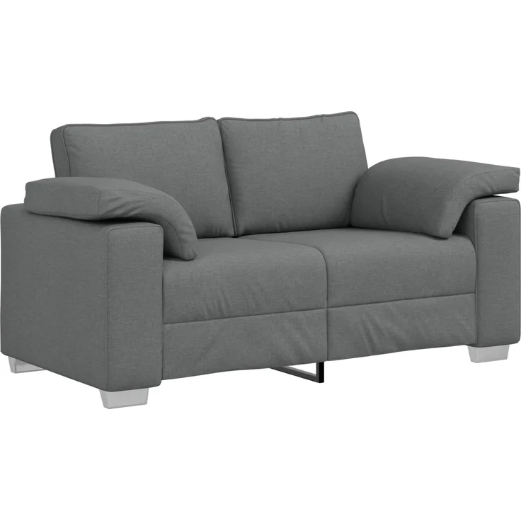 vidaXL Zweisitzer-Sofa Dunkelgrau 160 cm Stoff 4105218 – Bild 1