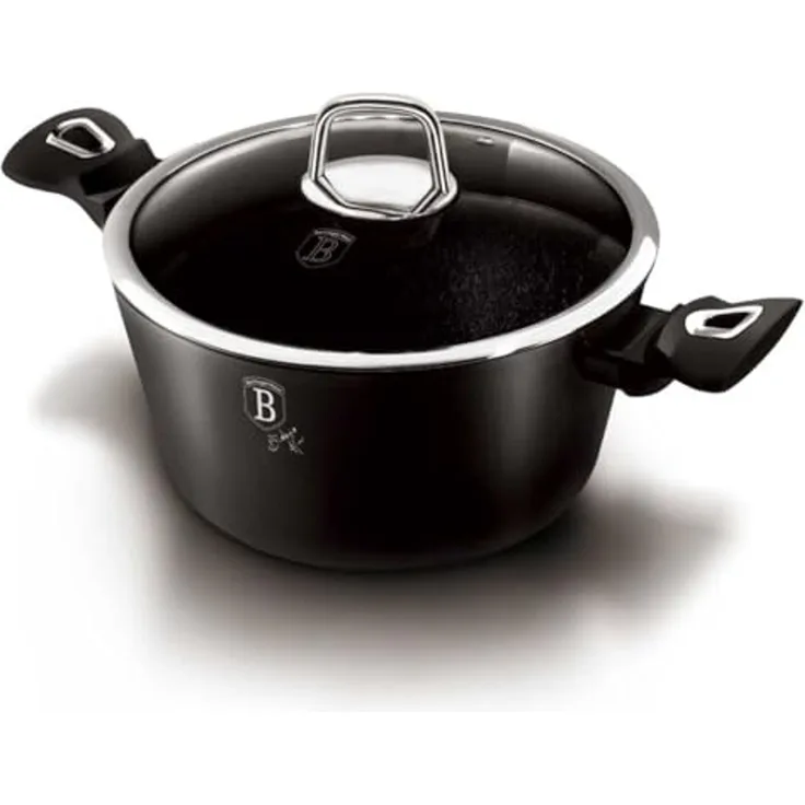 Berlinger Haus Berlinger Haus Topf 4,1l 24cm Black Silver BH1852