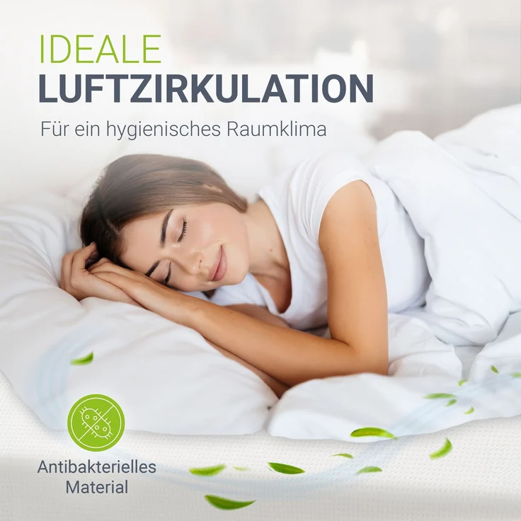 Juskys Kaltschaummatratze 80 x 160 cm - Matratze mit Härtegrad H2 - 10 cm Höhe - Kaltschaum - Schaumstoffmatratze - Schaummatratze - Bettmatratze – Bild 4