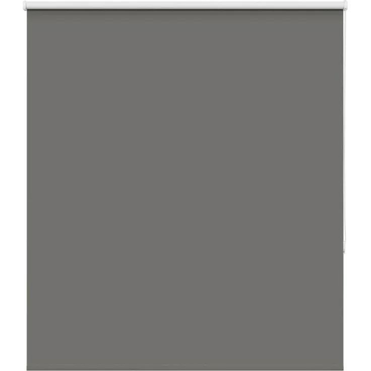 vidaXL Verdunkelungsrollo Grau 125x130cm Stoffbreite 121,6cm Polyester 4011107 – Bild 1