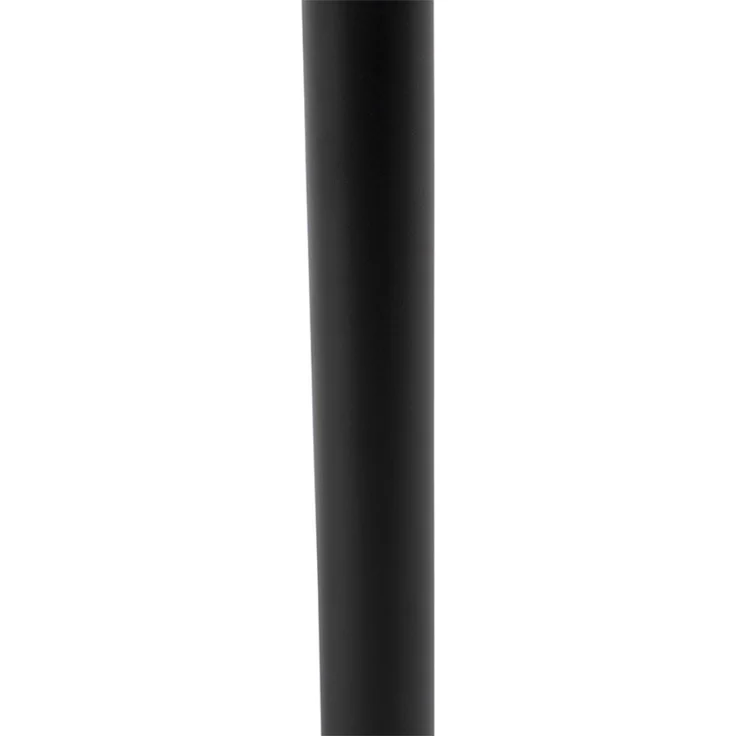 Qazqa Tischleuchte Simplo, ohne Leuchtmittel, E27, Schwarz, Modern, Stahl, 1-flammig – Bild 2