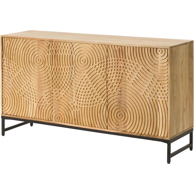 Sideboard Akazie 150x40x80 natur lackiert MARRAKESCH #115 – Bild 1