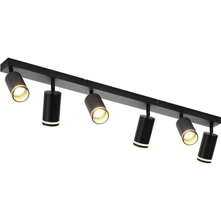 Nettlife Deckenstrahler Schwarz Schwenkbar Modern Wandstrahler Innen Metall Deckenlampe GU10, Schwenkbar 355°, ohne Leuchtmittel, für Flur Wohnzimmer Küche Schlafzimmer – Bild 5