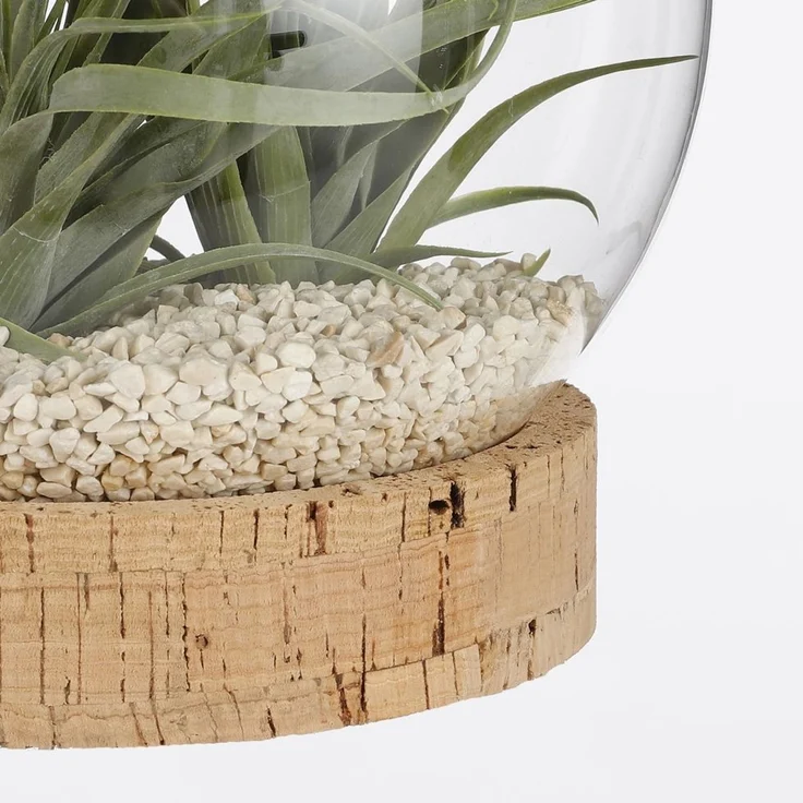 Mica Vase Jillian transparent transparent, 19 x 18 cm – Bild 4