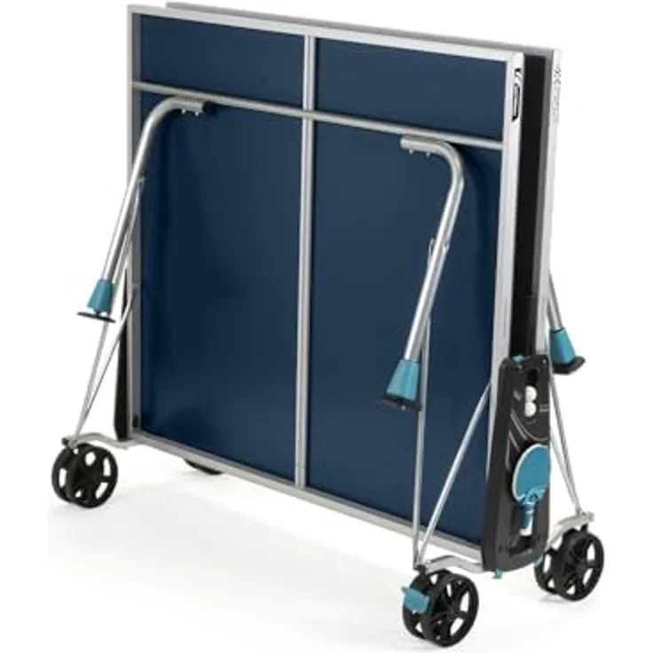 Cornilleau Outdoor Tischtennisplatte 200X, Wetterfeste Freizeitplatte mit SoftMat-Oberfläche, Blau – Bild 4
