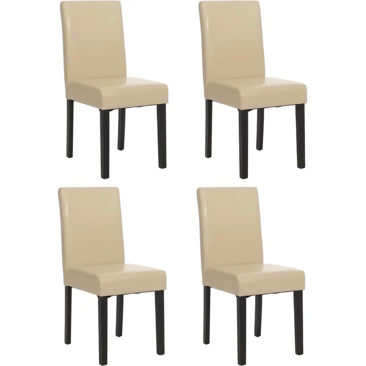 PROREGAL® Esszimmerstuhl Esszimmerstuhl klassisch und zeitlos HxBxT 90x43x56cm Material, Farbe (4 St), Mit hochwertigem Bezug, erhältlich in vielen Ausführungen – Bild 5