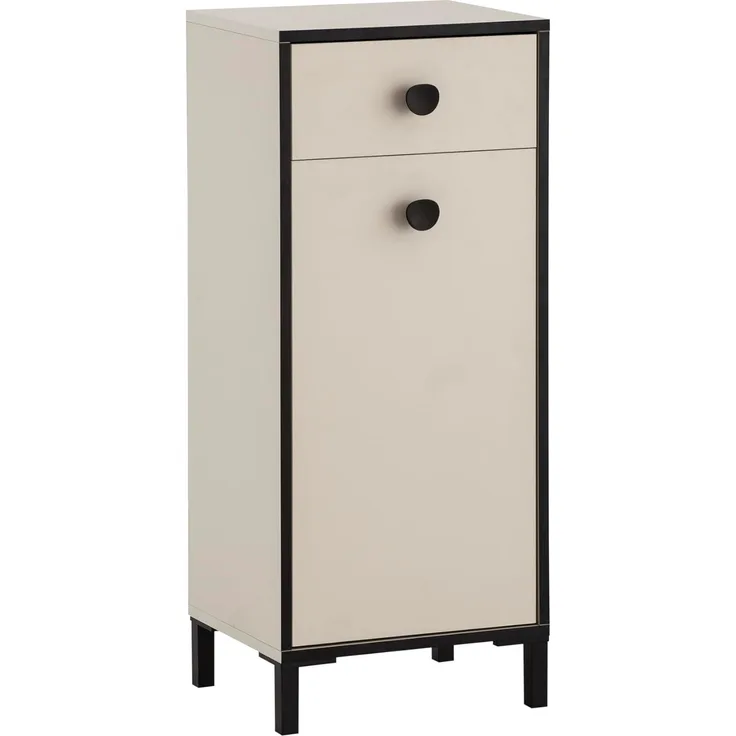 Schildmeyer Highboard Edda, Breite 40,3 cm, eine Tür & eine Schublade, Made in Germany