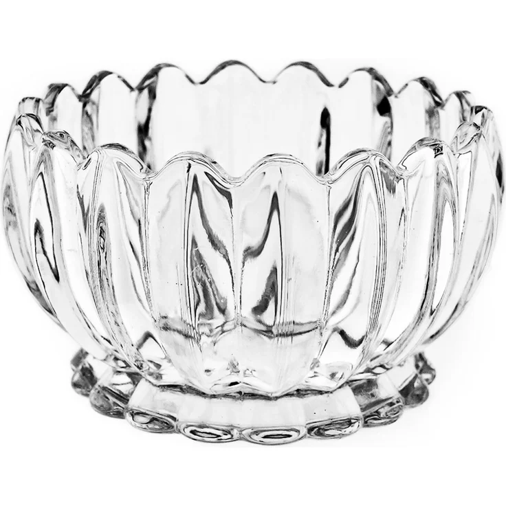 La Fiore Glasschalen mit Unterteller - 12-teiliges Set in Lotus Design – Bild 2